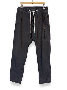 Vuori The Rise The Shine Pants Dark Grey Ripstop Cropped Hemmed Medium
